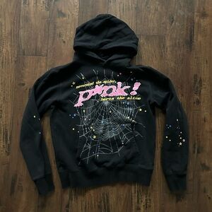 Sp5der P*nk Hoodie (SIZE SMALL)